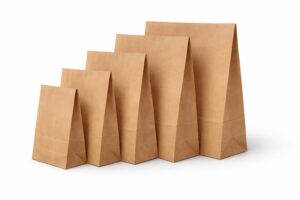 Bolsas de papel en diferentes tamaños