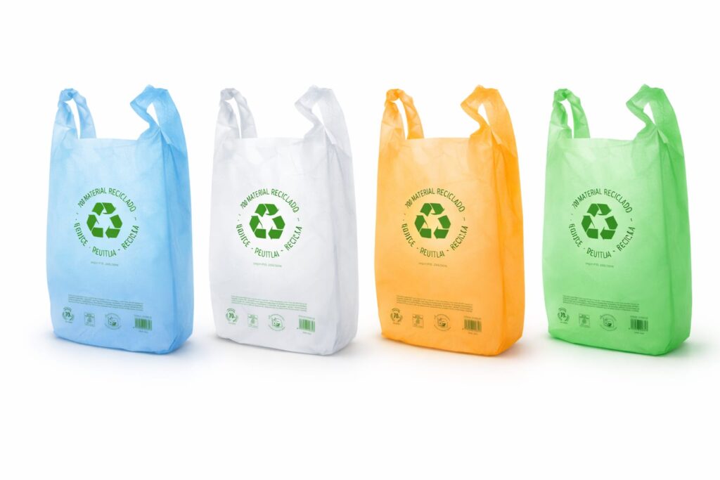 Bolsas reciclables de plastico